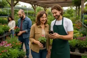 Using PlantTAGG to answer garden questions in a garden center